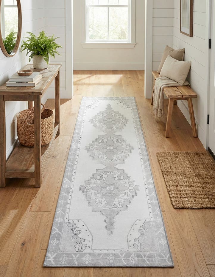 2' x 7' 10 Washable Timeless Runner Rug