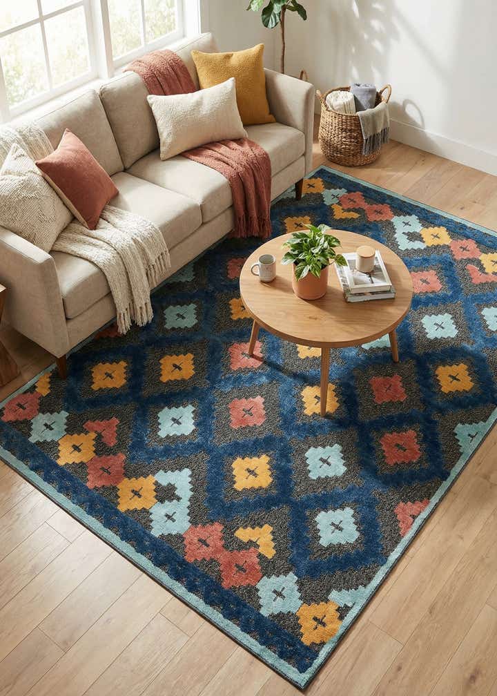 6' x 9' Easy-Clean Belize Indoor / Outdoor Rug