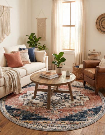 7' x 7' Tucson Round Rug