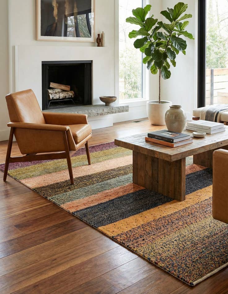 Detail image of 3' 3 x 5' 1 Amaleh Wool Rug