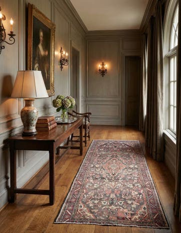 5' x 10' 1 Hand Knotted Ultra Vintage Persian Wool Runner Rug