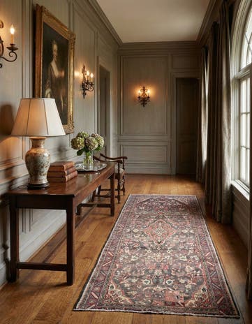 5' x 10' 1 Hand Knotted Ultra Vintage Persian Wool Runner Rug