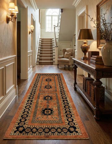 2' 8 x 7' 1 Luribaft Wool Runner Rug