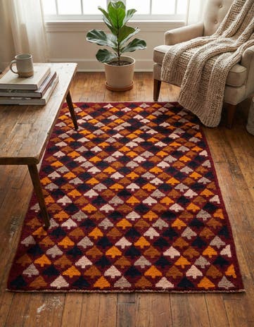 2' 9 x 4' 5 Hand Knotted Balouch Wool Rug