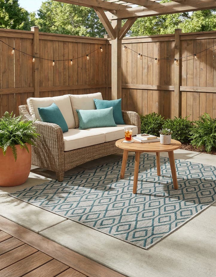 4' x 6' Easy-Clean Jill Zarin Turks and Ca...