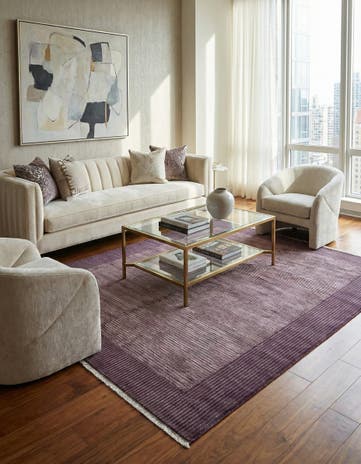 5' 7 x 7' 11 Hand Knotted Darya Wool Rug