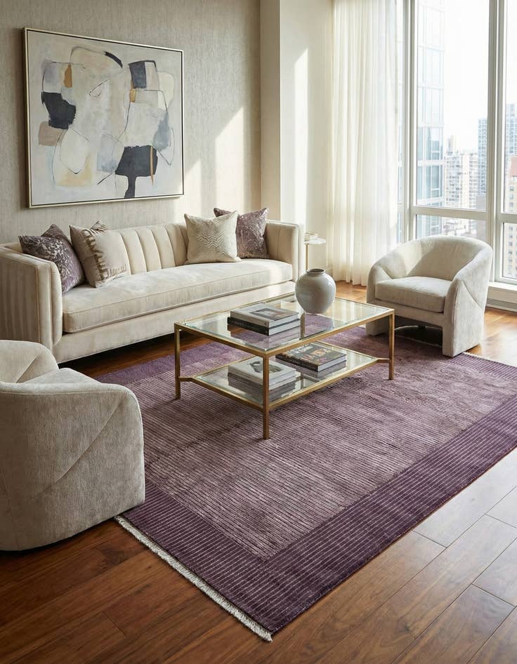 Detail image of 5' 7 x 7' 11  Hand Knotted Darya Wool Rug