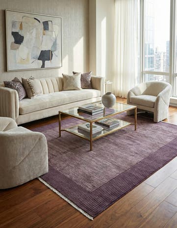 5' 7 x 7' 11 Hand Knotted Darya Wool Rug