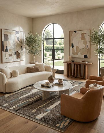 7' 11 x 10' 4 Hand Knotted Beni Marok Rug
