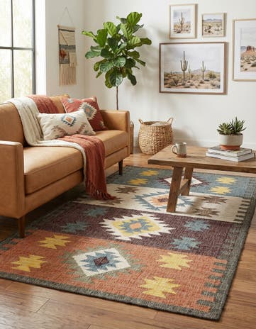 5' 1 x 8' Hand Woven Kala Handwoven Jute Rug