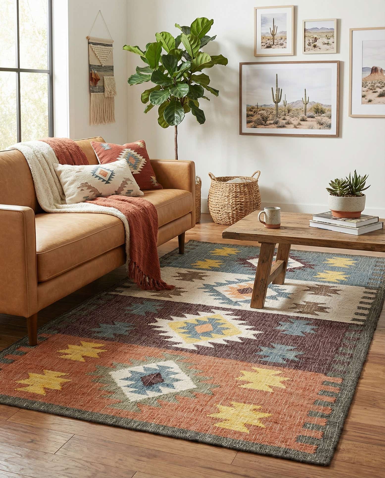 5' 1 x 8' Hand Woven Kala Handwoven Jute Rug