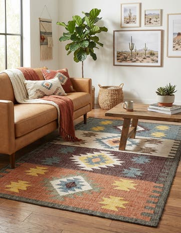 5' 1 x 8' Hand Woven Kala Handwoven Jute Rug