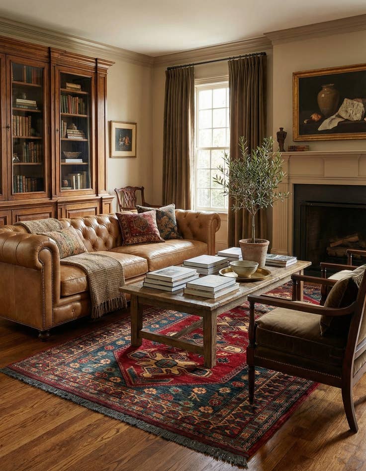 Detail image of  5' 2 x 9' 8  Hand Knotted Kazak Wool Rug