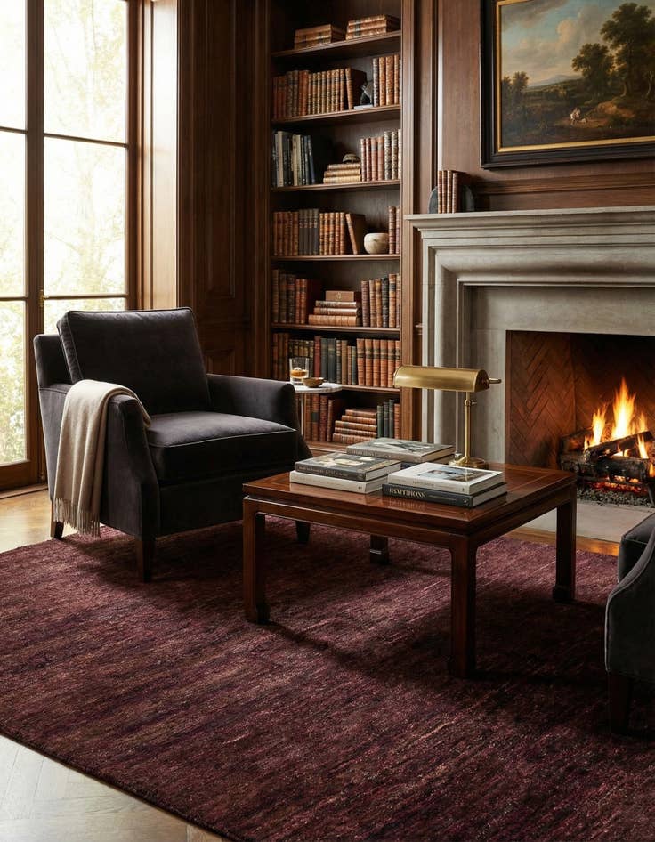 Detail image of 5' 5 x 8' 6 Juma Wool Rug