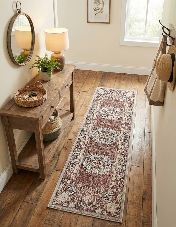 Detail image of 2' x 6' Eco Traditional Runner Rug