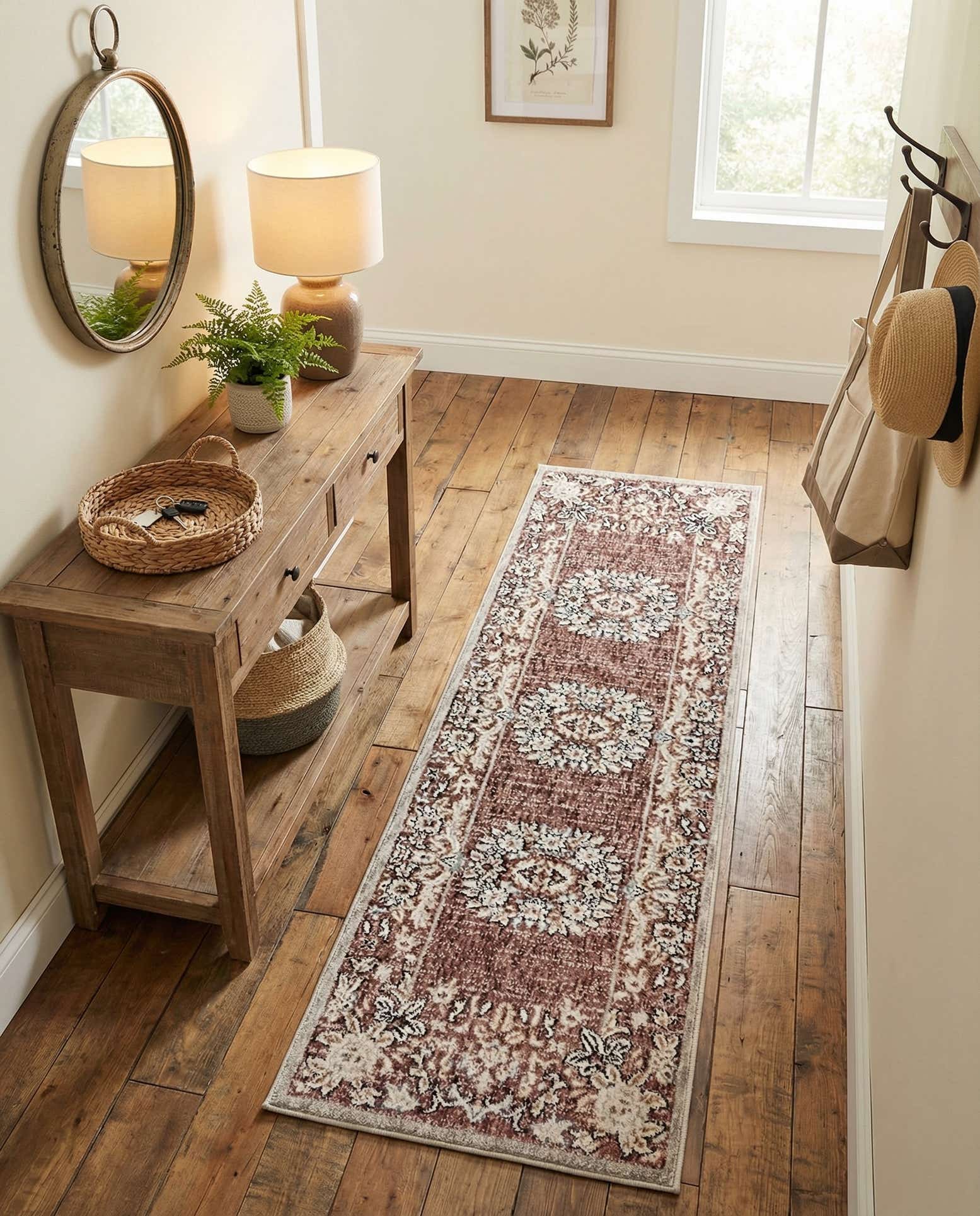 2' x 6' Eco Traditional Runner Rug
