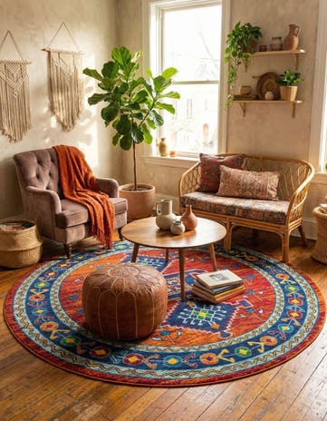 7' 10 x 7' 10 Calypso Round Rug