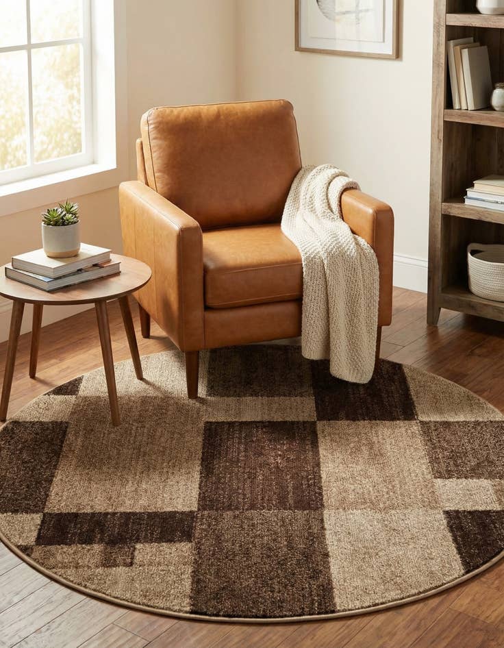 Detail image of  4' 1 x 4' 1 Equinox Round Rug