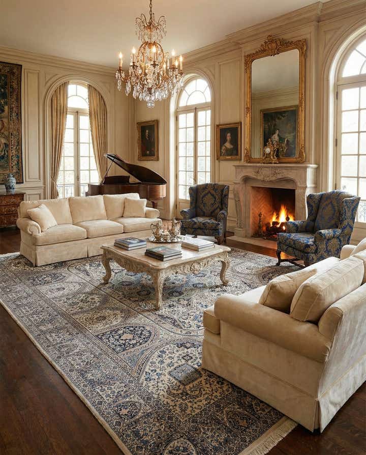 10' x 13' 4 Hand Knotted Nain Rug