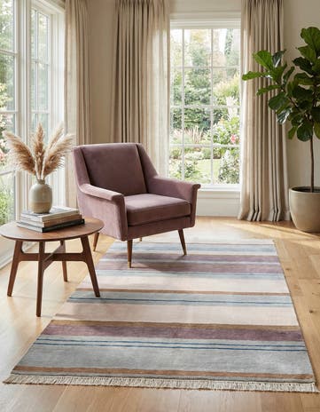 3' 11 x 5' 11 Hand Knotted Darya Wool Rug