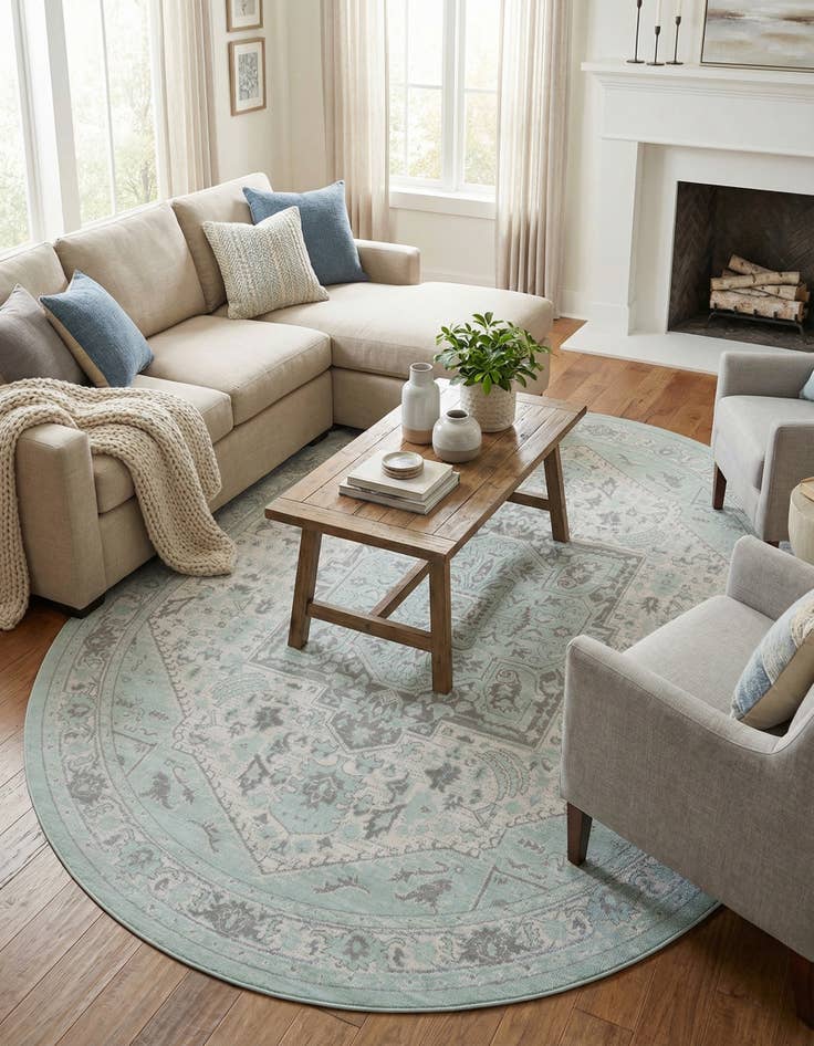 Detail image of 8' x 10' Whitney Oval Rug