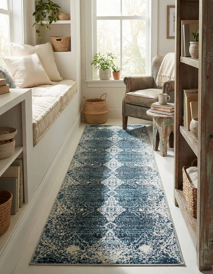 Detail image of  2' x 8' Kamala Washable Runner Rug