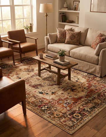Cream Saturn Rug