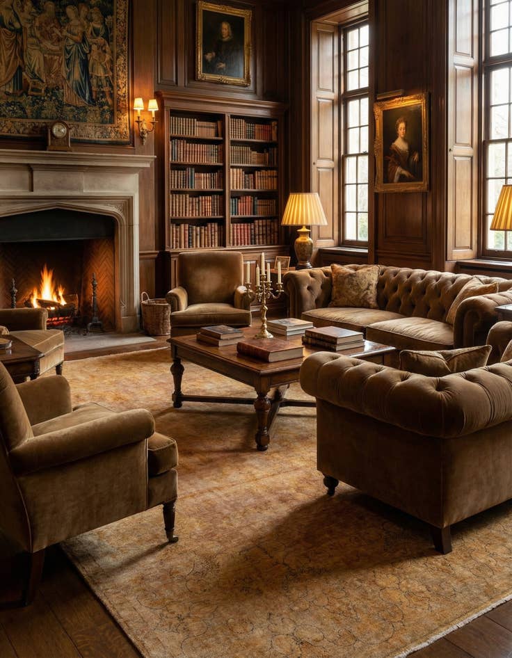 Detail image of 9' 7 x 13' 8 Vintage Royal Wool Rug