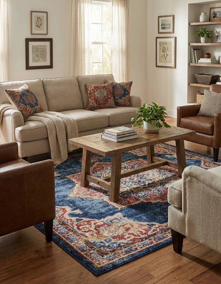 Detail image of  5' x 5' Eden Square Rug