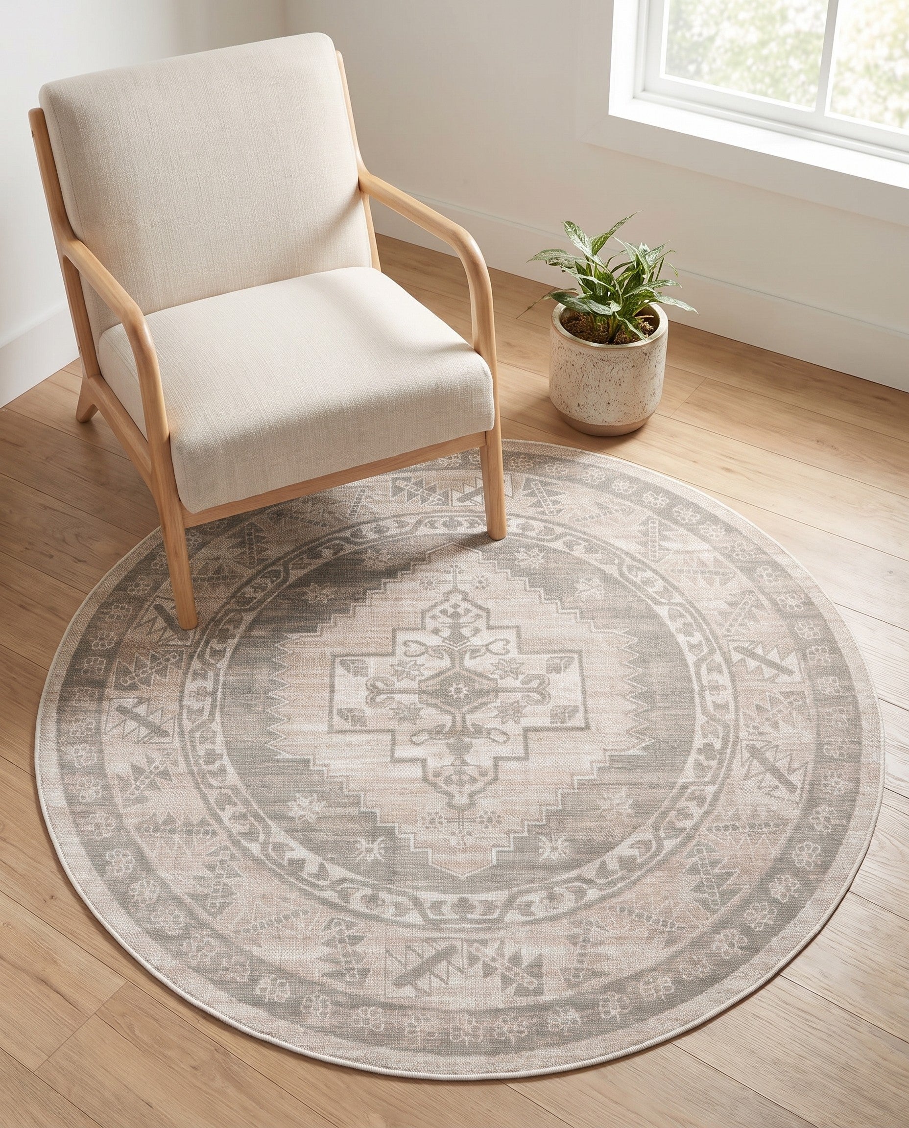 4' 1 x 4' 1 Whitney Round Rug