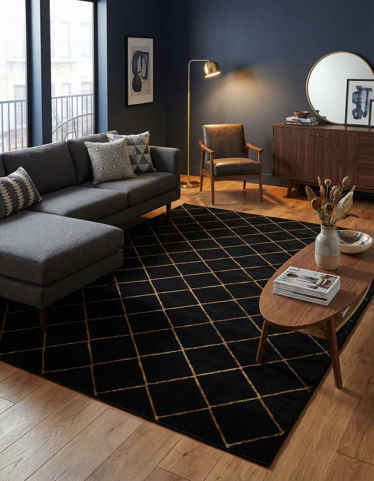 Detail image of 9' x 12' Vogue Geo Rug