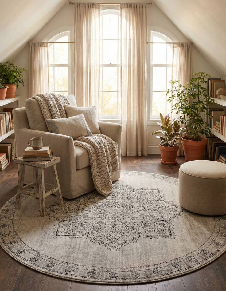 Detail image of 7' x 7' Nyla Round Rug