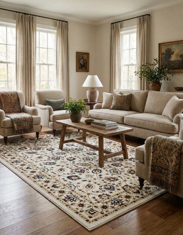 5' 2 x 7' 9 Nain Design Rug