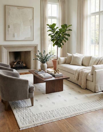 5' 7 x 7' 10 Hand Knotted Darya Rug