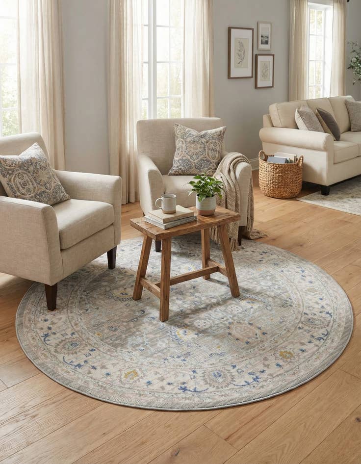 Detail image of 5' x 5' Whitney Round Rug