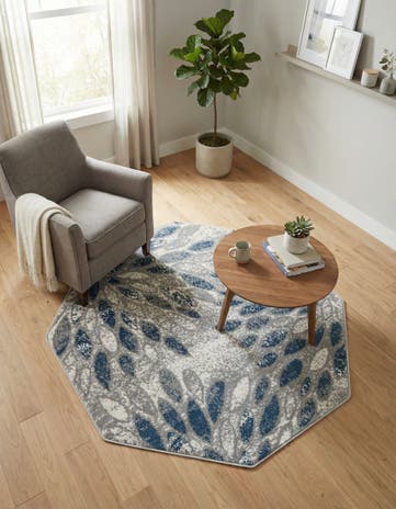 Gray Charleston Octagon Rug
