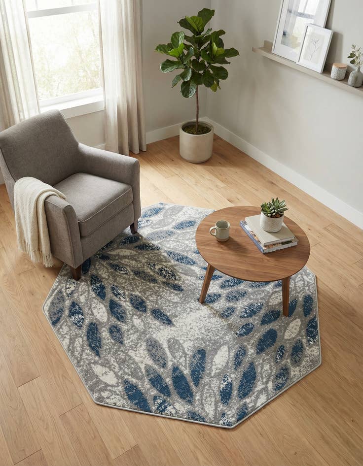 Detail image of 4' x 4' Charleston Octagon Rug