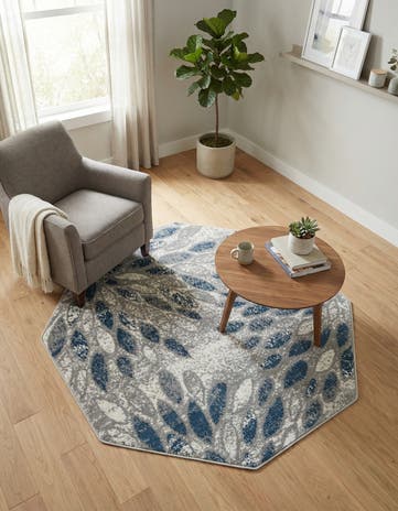 Gray Charleston Octagon Rug