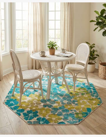 5' 3 x 5' 3 Azalea Octagon Rug