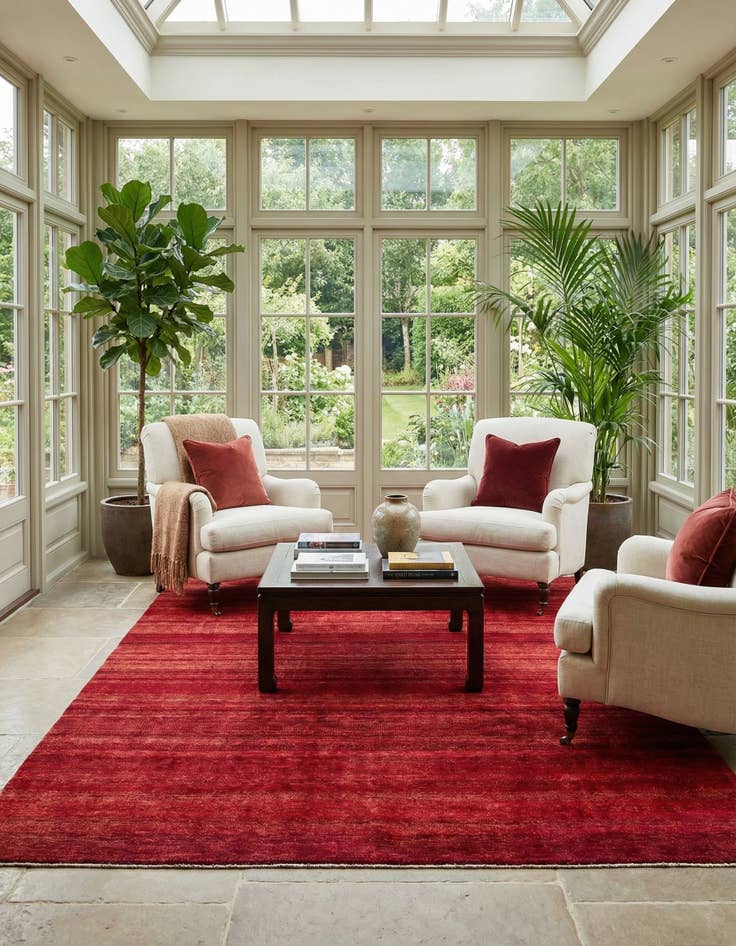 Detail image of 6' 7 x 9' 5 Aatish Wool Rug