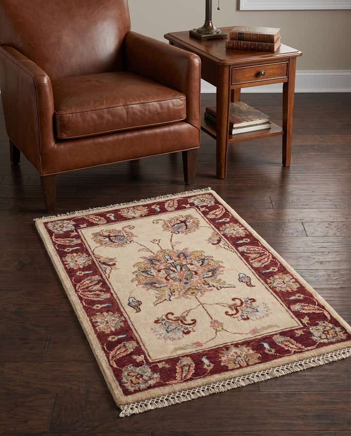 2' x 3' Hand Knotted Ziegler Rug
