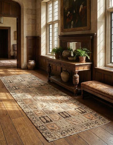 4' 8 x 9' 3 Bachtiar Wool Rug