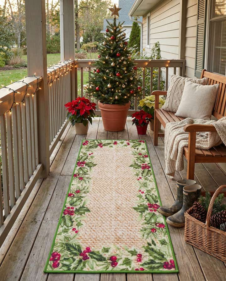 2' x 5' 1 Easy-Clean Jill Zarin Caribbean Indoor / Outdoor Runner Rug