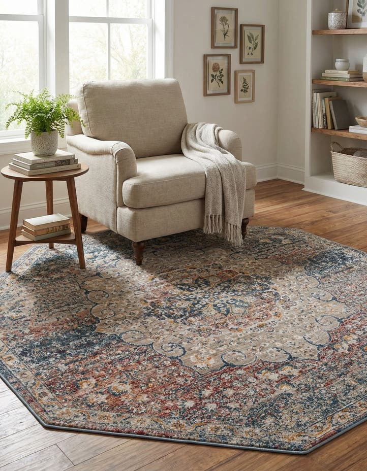 5' 3 x 5' 3 Newport Octagon Rug