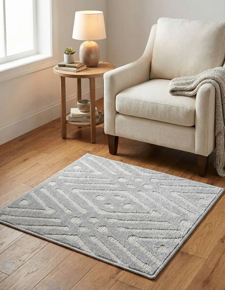 Detail image of 1' 8 x 1' 8  Washable Sabrina Soto Ella Indoor / Outdoor Sample Rug