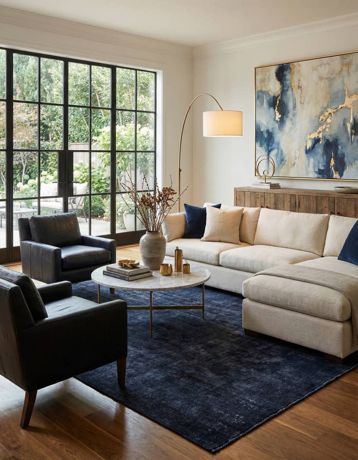 Detail image of 9' 7 x 12' 9  Hand Knotted Ultra Vintage Persian Wool Rug