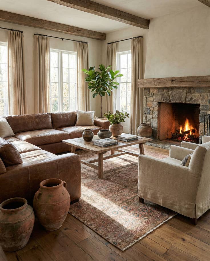 Detail image of 4' 9 x 7' 8 Hand Knotted Ultra Vintage Persian Wool Rug