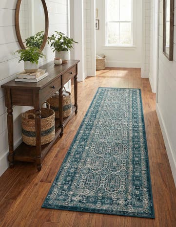 Blue Lucerne Runner Rug