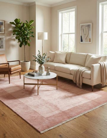 6' 4 x 10' Hand Knotted Darya Wool Rug