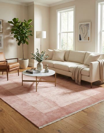 6' 4 x 10' Hand Knotted Darya Wool Rug